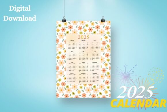 2025 Floral Daisy A4 Size Wall Calendar: What to Know Before Buying