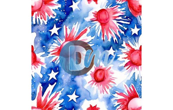 4th of July Seamless Pattern 50: A Versatile Design for Patriotic Projects
