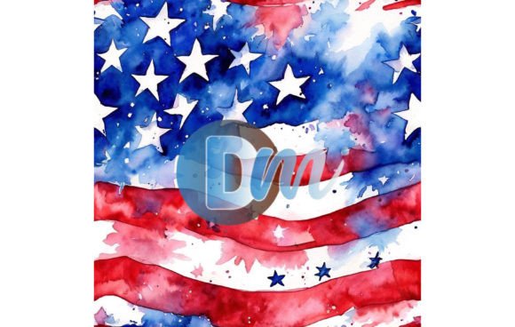 4th of July Seamless Pattern 52: A Design Asset for Celebrating American Independence