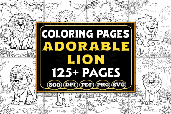 Adorable Lion Coloring Pages as a Creative and Productivity Tool