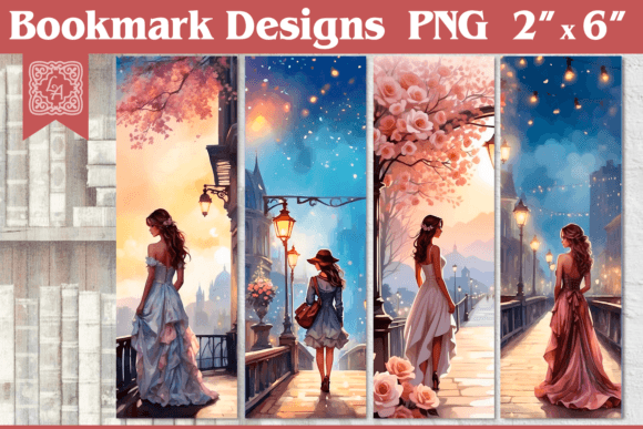 Beautiful Girl Printable Bookmark 4 PNG: A Creative and Practical Resource