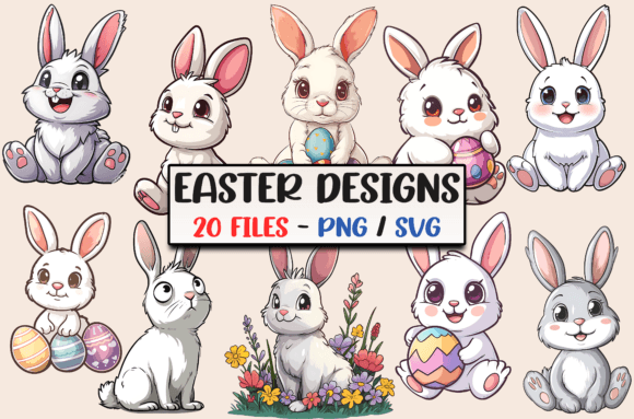 Creative Possibilities with a Cute Easter Sublimation Bundle SVG PNG