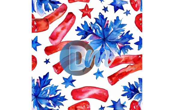 Designing with the 4th of July Seamless Pattern 129: A Deep Dive into Festive Aesthetics