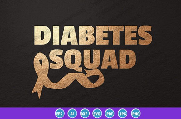 Diabetes Squad Tee Shirt Vector: A Symbol of Strength and Awareness