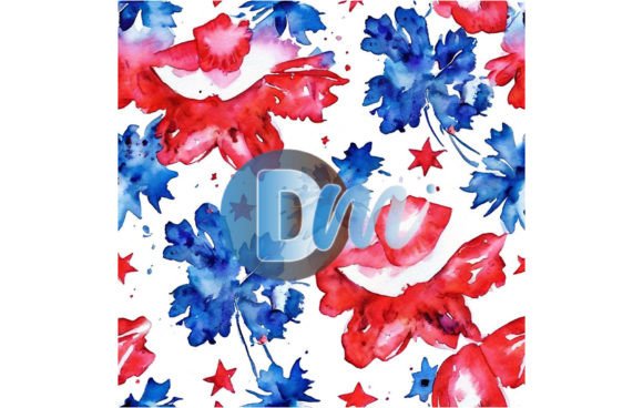 Exploring the Appeal of the 4th of July Seamless Pattern 43