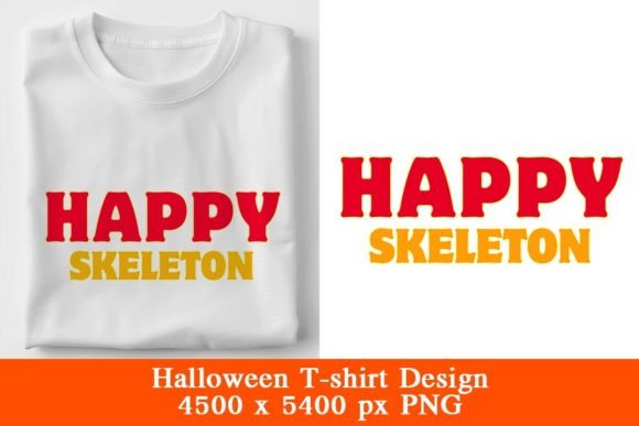 Happy Skeleton Halloween T-Shirt Design: A Practical Assessment for Seasonal Merchandising
