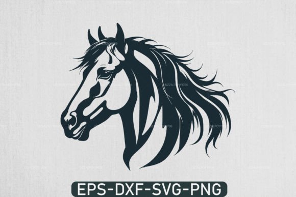 Horse Head with Horseshoe SVG Rodeo File Guide