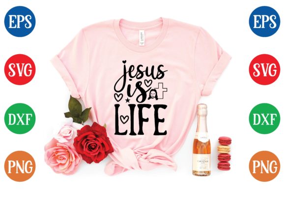 Jesus is Life Svg: Creative Design Resource