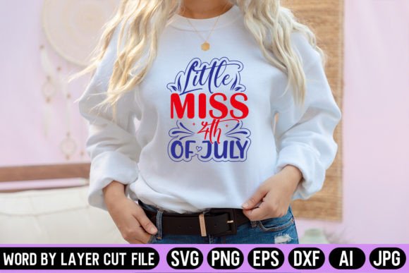 Little Miss 4th of July SVG Design: A Versatile Asset for Creative and Professional Projects