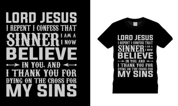 Lord Jesus T-shirt Design