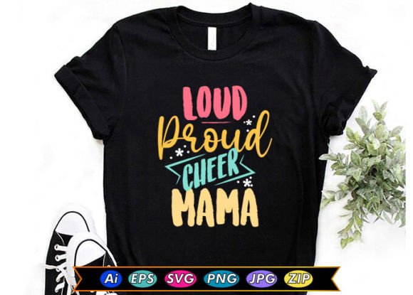Loud Proud Cheer Mama: A Bold, Expressive Font
