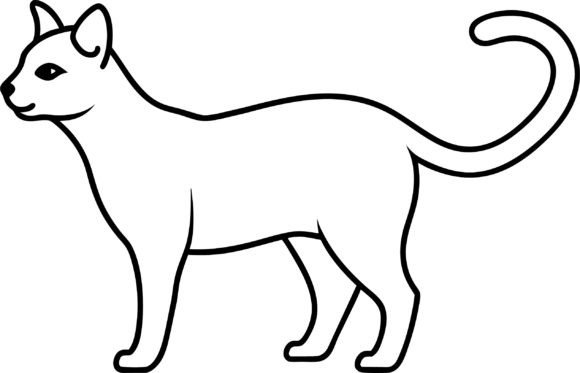 Minimalist Cat Illustration Design: A Study in Simplicity and Elegance