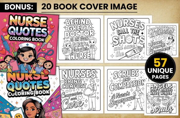 Nurse Quotes Coloring Pages