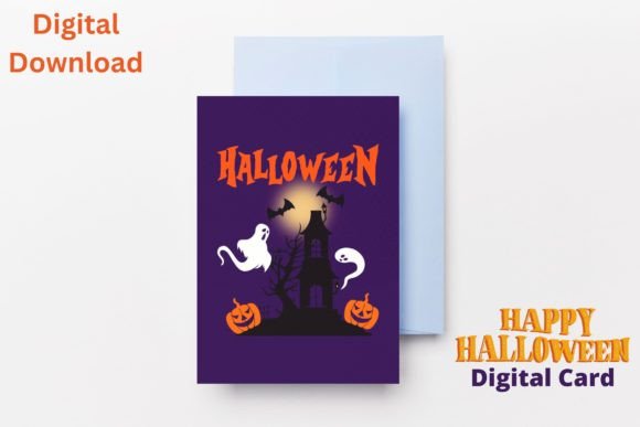 Spooky Haunted House Halloween Card: A Unique Way to Spread Holiday Cheer