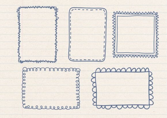 The Hand Drawn Doodle Frame: A Versatile Design Tool for Modern Creators