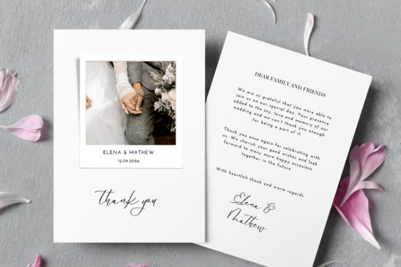 The Modern Wedding Thank You Card with Photo: A Smarter, More Personal Way to Say Thanks