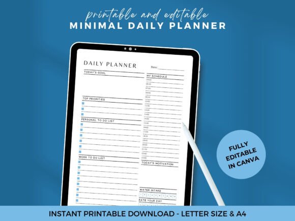 The Rise of the Daily Planner Digital Planner Template: Why Intentional Planning Matters More Than Ever
