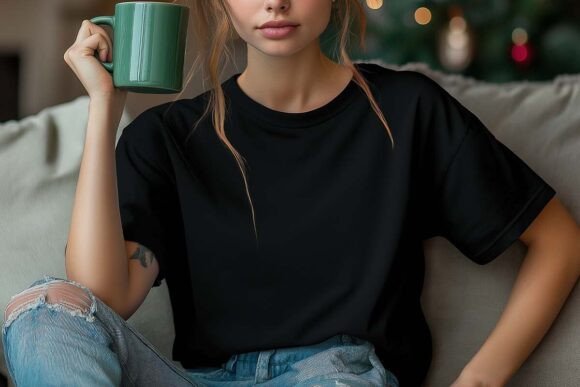 The Ultimate Guide to Using a Christmas Black Shirt Mockup Girl in Your Seasonal Workflow